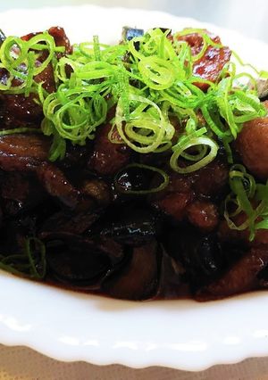 なすと肉団子の甘辛炒め-レシピのメイン写真