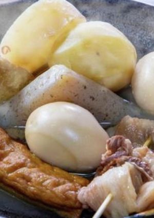 電車の待ち時間に食べた懐かしのおでん-レシピのメイン写真