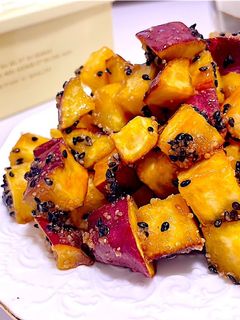 簡単!カリカリコロコロ大学芋いも!-レシピのメイン写真