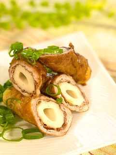 ちくわの肉巻き照り焼きカレー風味-レシピのメイン写真