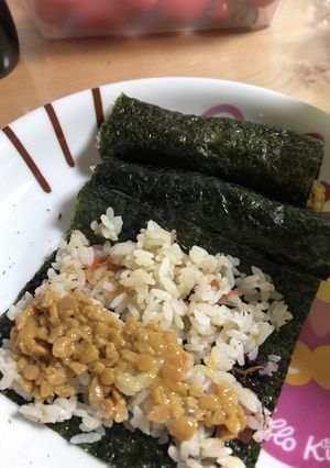 梅干し入り納豆巻き-レシピのメイン写真