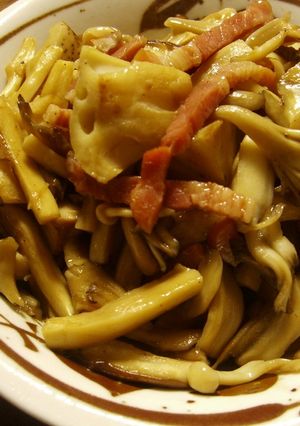 蓮根ときのこのさっぱりポン酢炒め。-レシピのメイン写真