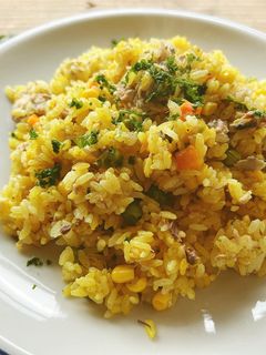 m鯖缶入り♪炊飯器カレーピラフ-レシピのメイン写真