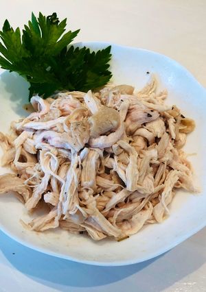 レンジで簡単！さき蒸し鳥-レシピのメイン写真
