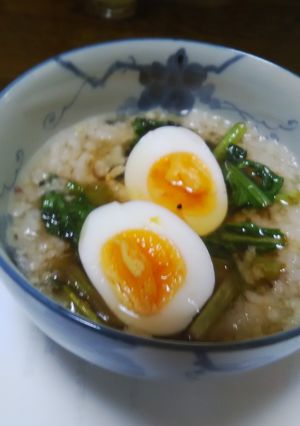 白がゆを中華風に-レシピのメイン写真
