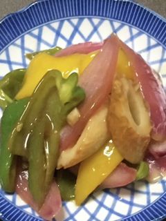 ちくわの甘酢炒め-レシピのメイン写真