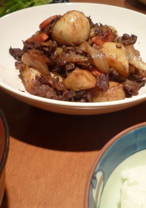 新じゃがで、ご飯がすすむ炒め肉じゃが♪-レシピのメイン写真
