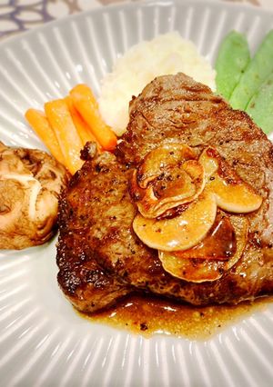 絶品♪にんにくバターのステーキソース♡-レシピのメイン写真