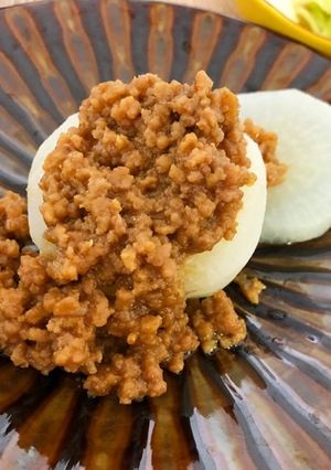 肉味噌ふろふき大根-レシピのメイン写真