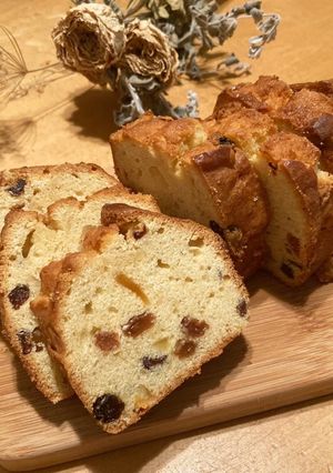 オレンジキュラソーフルーツパウンドケーキ-レシピのメイン写真