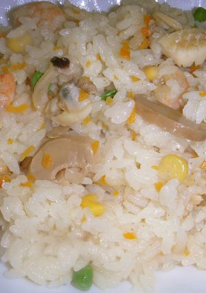 S炊飯器でシーフードピラフ-レシピのメイン写真