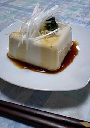 ネギ乗せ冷や奴-レシピのメイン写真