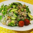 ビーフンきゅうり豚肉のパクチー夏サラダ