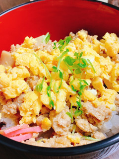 我が家の三色丼-レシピのメイン写真