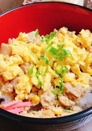 我が家の三色丼-レシピのメイン写真