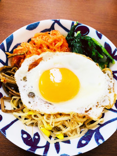 お惣菜ナムルで簡単ビビンパ-レシピのメイン写真