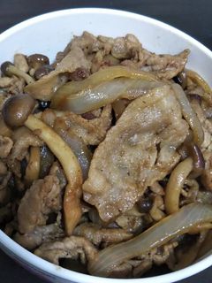 ガーリックバターしょうゆ豚丼-レシピのメイン写真