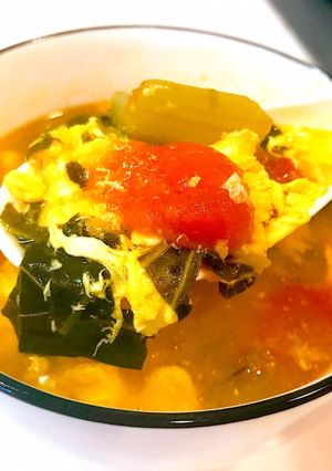 超～簡単！！すっぱ美味い♡酸辣湯スープ♡-レシピのメイン写真