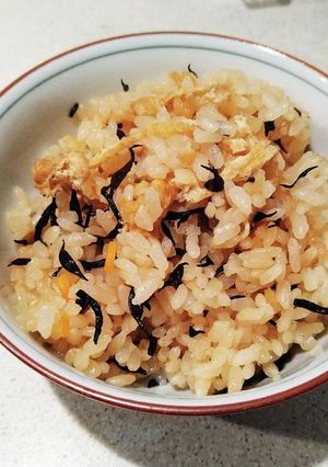 ひじきと鶏肉の炊き込みご飯-レシピのメイン写真