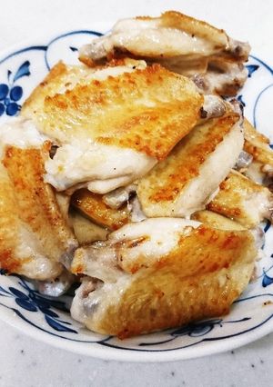 フライパンでやってみた☆鶏肉の塩水焼き♪-レシピのメイン写真