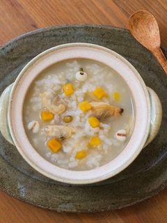 【朝がゆ】黄の薬膳粥キット アレンジ-レシピのメイン写真
