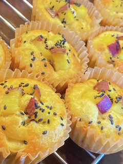 *HMでさつまいもと林檎のカップケーキ*-レシピのメイン写真