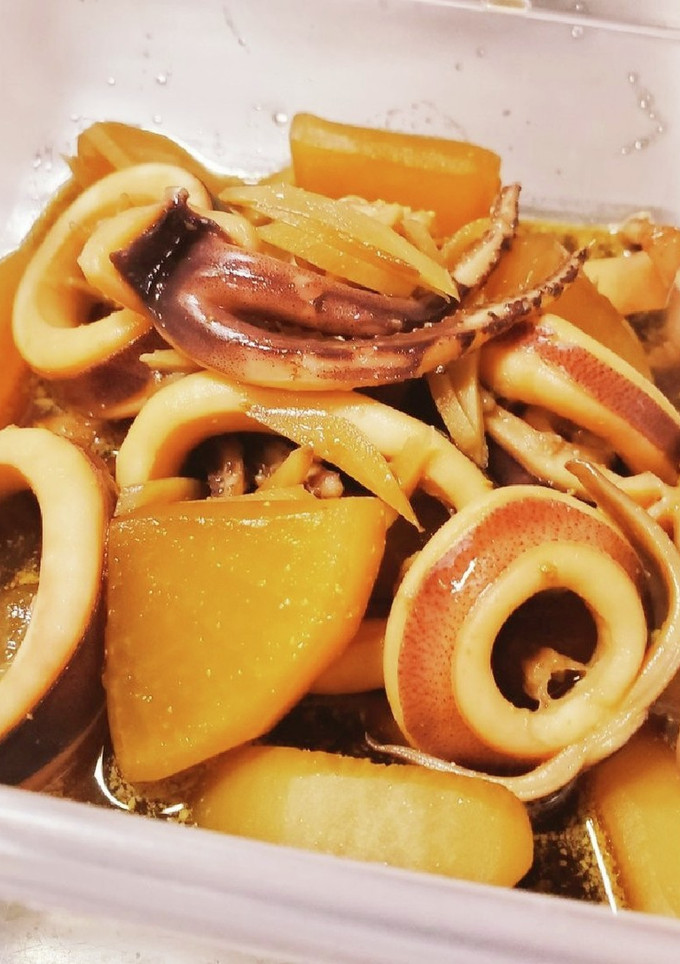 イカと大根の煮物☆めんみ使用☆-レシピのメイン写真