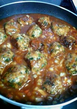 煮込みハンバーグ-レシピのメイン写真