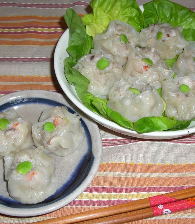 豆腐と蓮根の海老シュウマイ♡-レシピのメイン写真