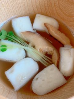 はんぺんと干し椎茸のすまし汁-レシピのメイン写真