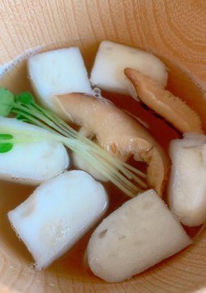 はんぺんと干し椎茸のすまし汁-レシピのメイン写真