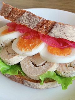 鶏ハムのサンドイッチ-レシピのメイン写真