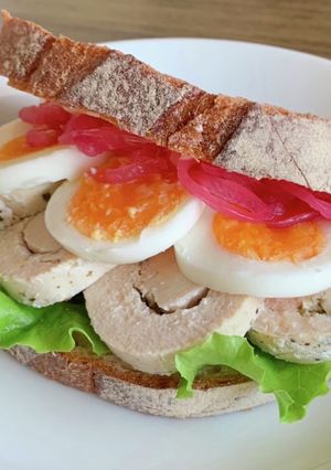鶏ハムのサンドイッチ-レシピのメイン写真