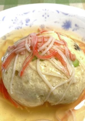 節約！油を使わないあんかけ豆腐ハンバーグ-レシピのメイン写真