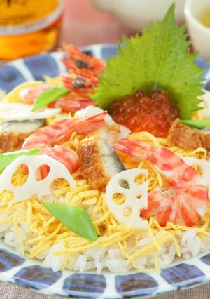 簡単❣炊飯器で作る黒酢のちらし寿司-レシピのメイン写真