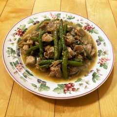 รูปของ アスパラと鶏肉の炒め煮♪旨うま♪