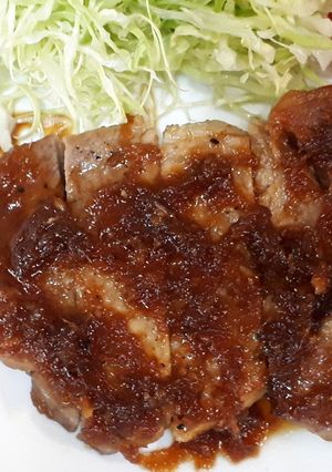 【ポークジンジャー】厚切り肉の生姜焼き-レシピのメイン写真