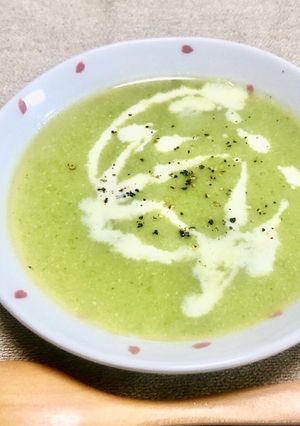 長ネギの豆乳ポタージュ【一本使い切り】-レシピのメイン写真