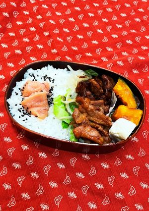 豚バラと親鶏のねぎ味噌漬け焼き弁当-レシピのメイン写真