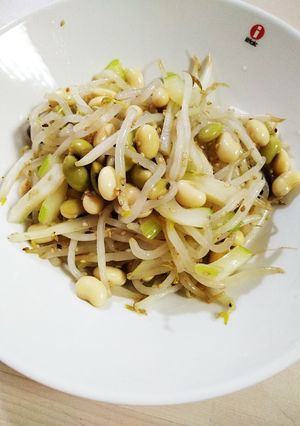 簡単に♪もやしとセロリのビーンズナムル-レシピのメイン写真