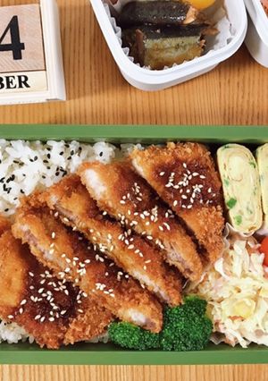 とんかつ弁当 21/10.4-レシピのメイン写真