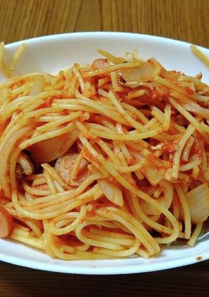 あるものナポリタン♪-レシピのメイン写真