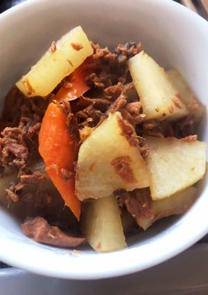 味付けマグロフレーク缶で簡単煮-レシピのメイン写真