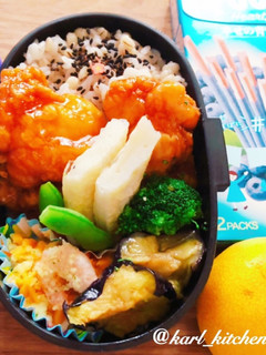 簡単甘たれ唐揚げ弁当覚書-レシピのメイン写真
