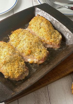 *香りパン粉の焼きミルフィーユカツ*-レシピのメイン写真