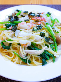 松茸の味お吸い物で毛ガニのパスタ-レシピのメイン写真