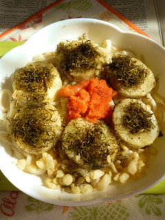 醤油うどん風冷やしうどん56~山芋めかぶ-レシピのメイン写真