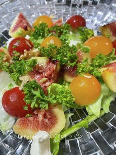 いちじくとチーズとナッツのサラダ-レシピのメイン写真