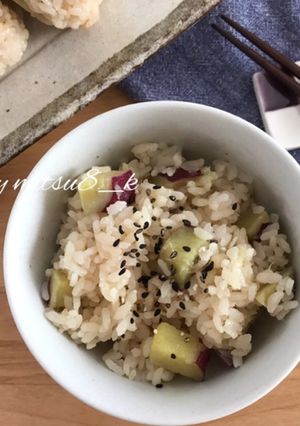 炊飯器で簡単！さつま芋の炊き込みご飯-レシピのメイン写真