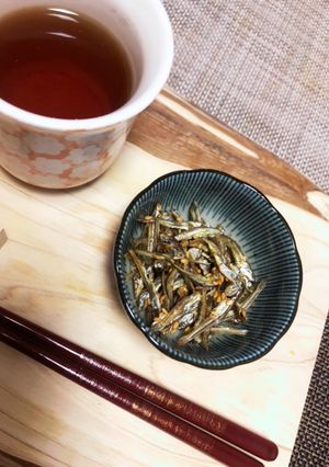 ヘルシーおやつ　煮干しの黒酢和え-レシピのメイン写真